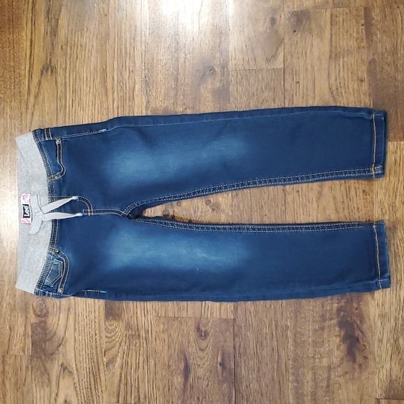 Girls Lee pull on dark wash jeans size 4T - Picture 1 of 5